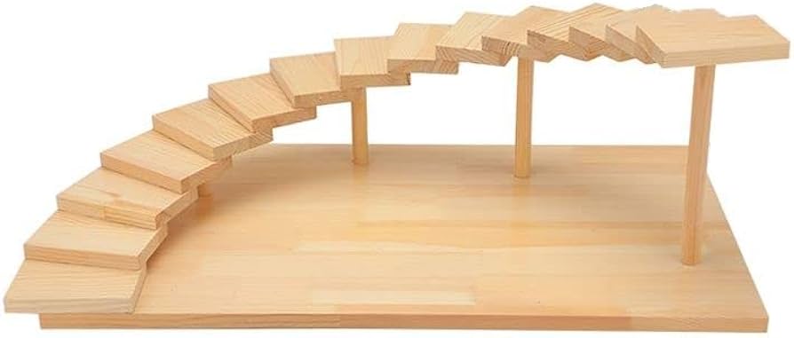 Amazon.co.jp: FLYILIA 立体盛込 木製 階段型 盛り付けプレート